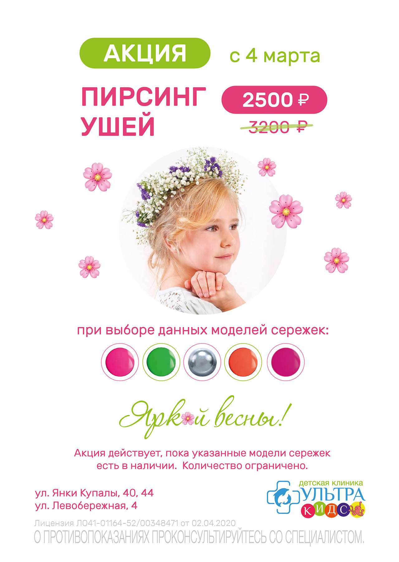 Пирсинг ушей
